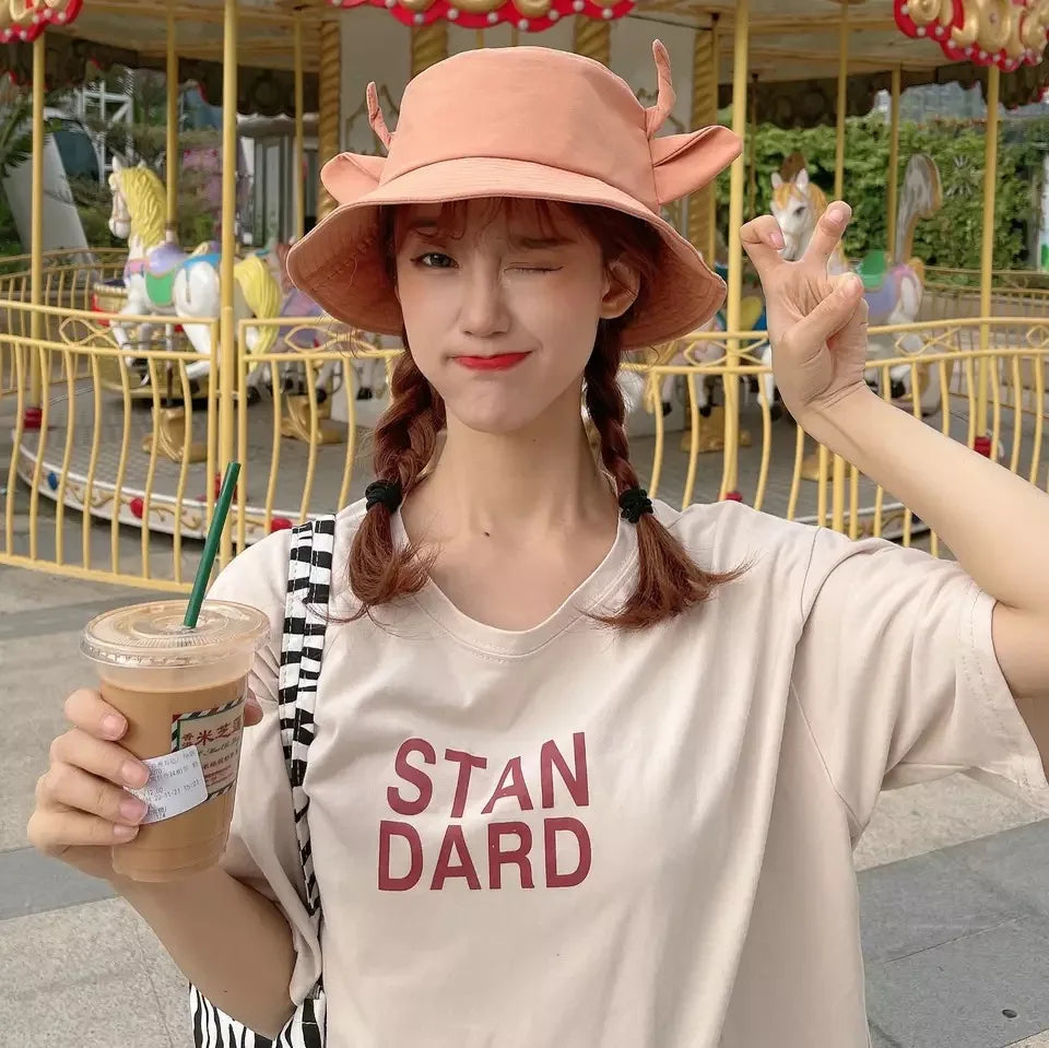 Cow Pattern Bucket hats