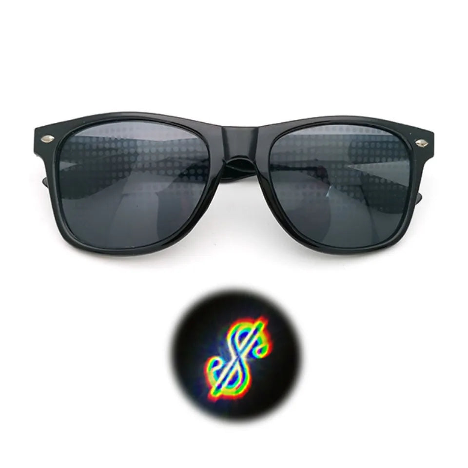 3D Prism Effect Diffraction Glasses