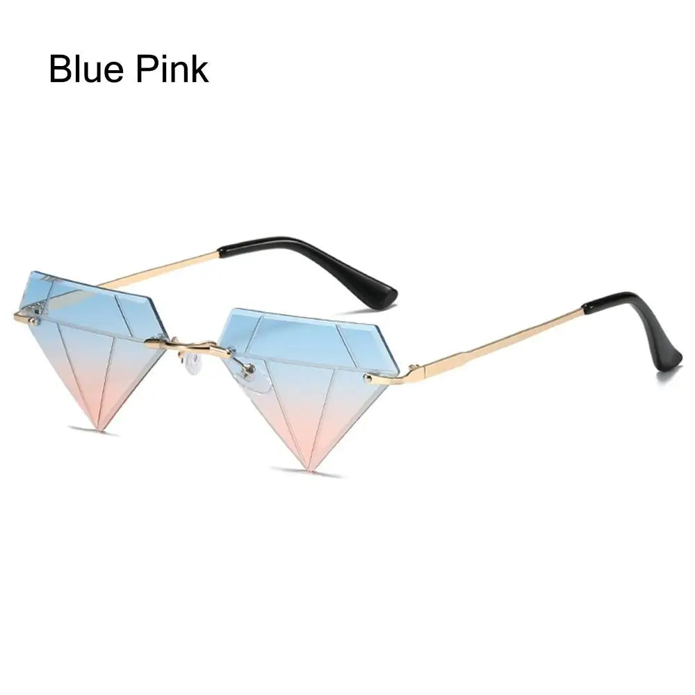 Festival Rave Party Eyeglasses Retro Shades Diamond Shaped