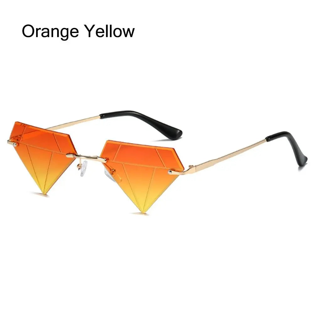 Festival Rave Party Eyeglasses Retro Shades Diamond Shaped