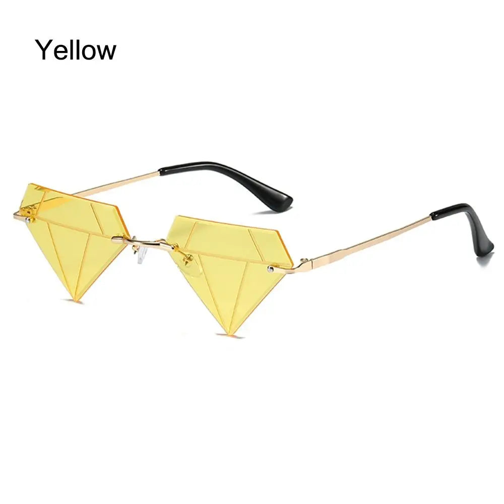 Festival Rave Party Eyeglasses Retro Shades Diamond Shaped