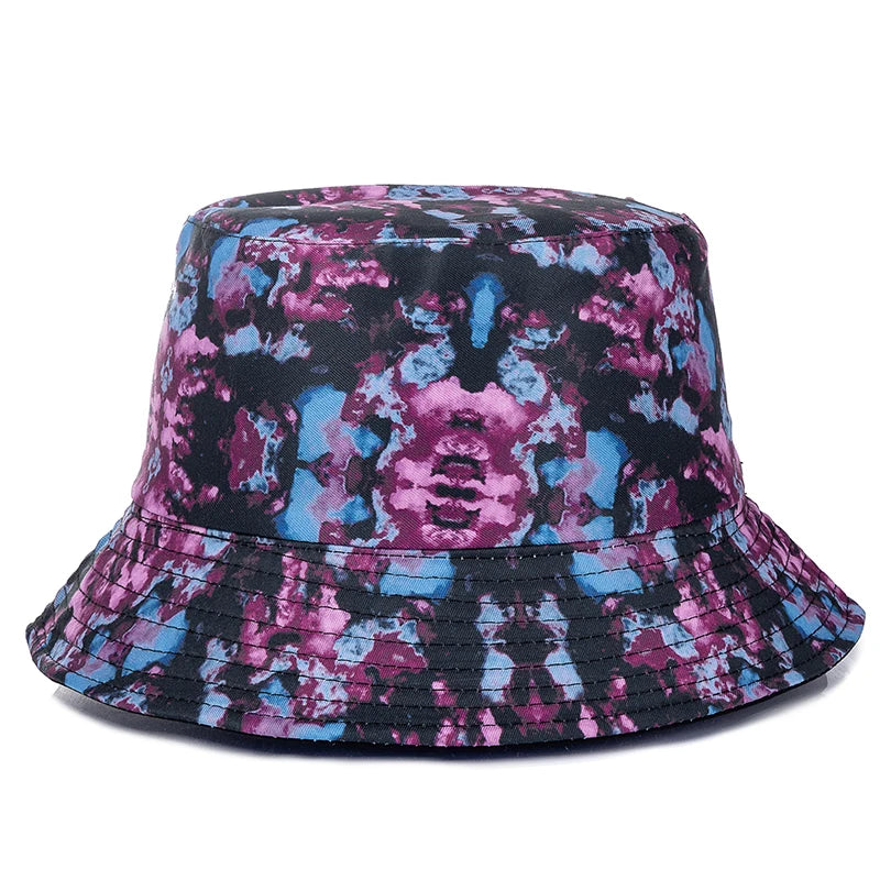 Bucket Hats with fruit and other stuff