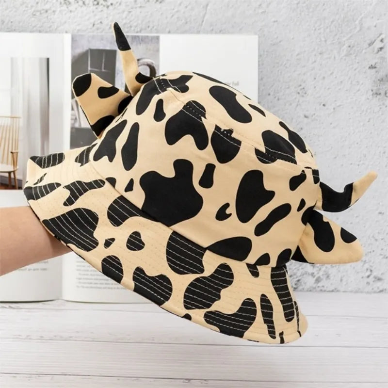 Cow Pattern Bucket hats