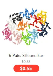 Ear care 10Pcs Soft Silicone Corded Ear Plugs