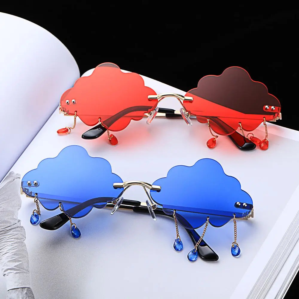 Retro Rimless Sunglasses