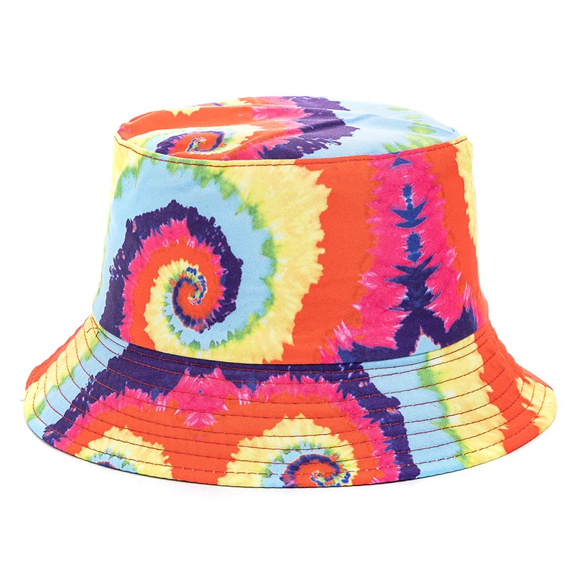 Bucket Hats with fruit and other stuff