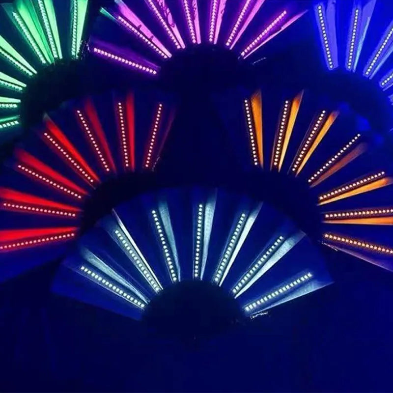 Luminous Folding Fan Led  Fan