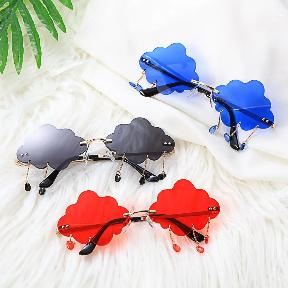 Retro Rimless Sunglasses