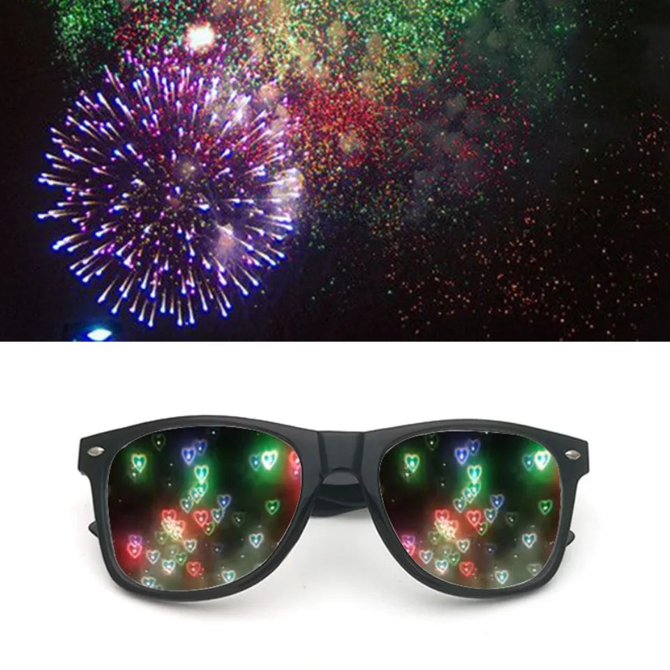 3D Prism Effect Diffraction Glasses