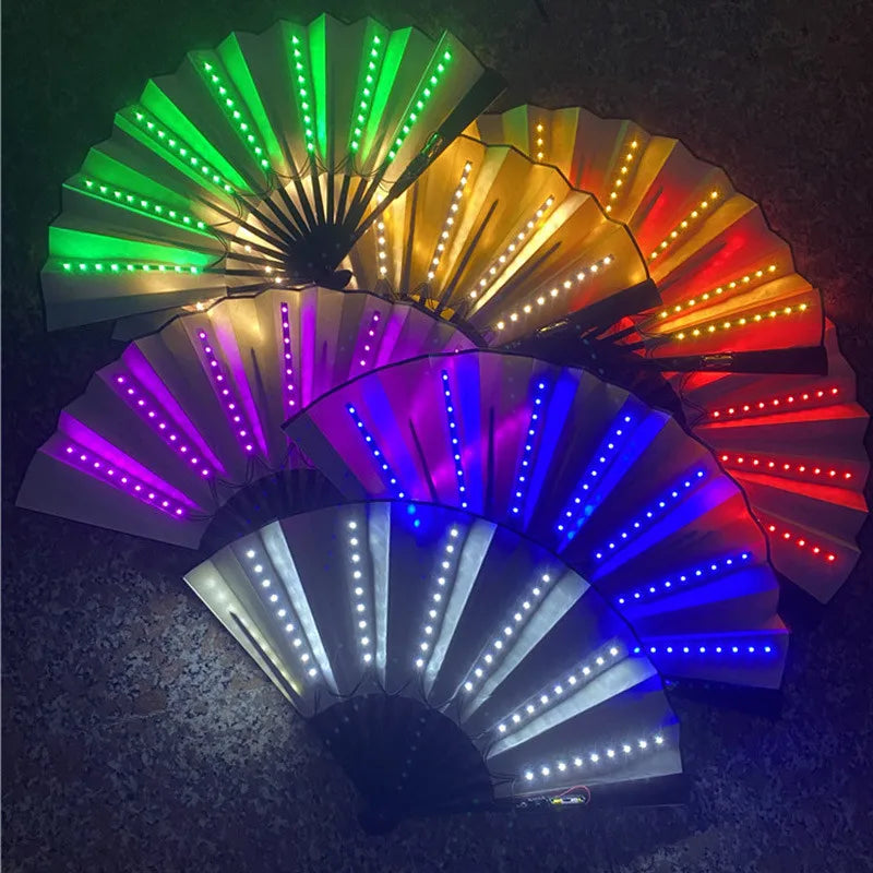 Luminous Folding Fan Led  Fan