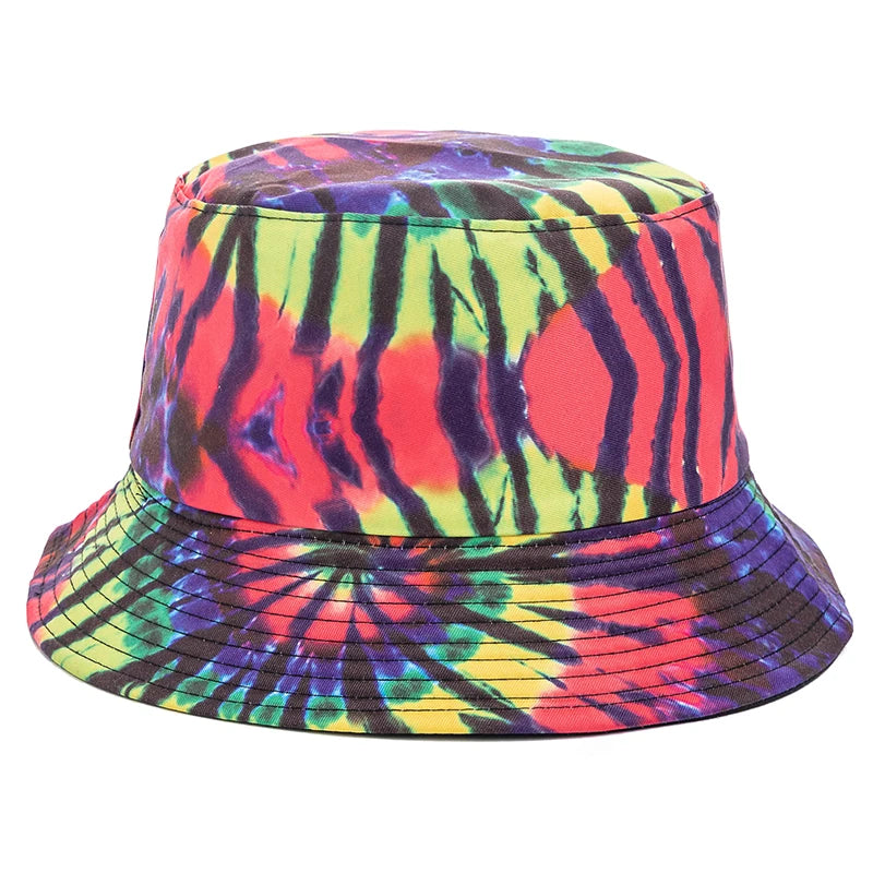 Bucket Hats with fruit and other stuff