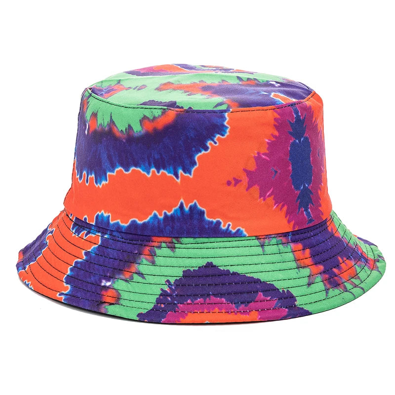Bucket Hats with fruit and other stuff