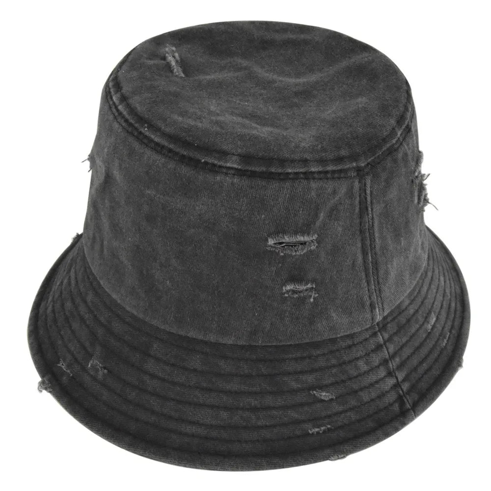Vintage Distressed Multicolor Bucket Hats
