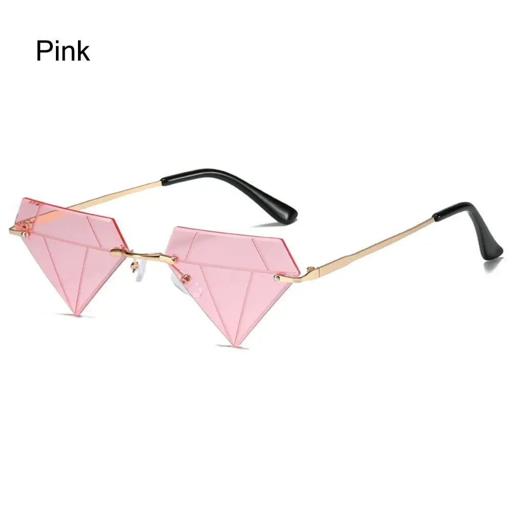 Festival Rave Party Eyeglasses Retro Shades Diamond Shaped