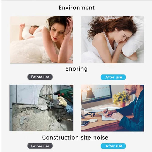 10 pairs】Noise-canceling earplugs Anti-noise Noise insulation Sleeping Students Dormitory Quiet Work Industrial noise reduction