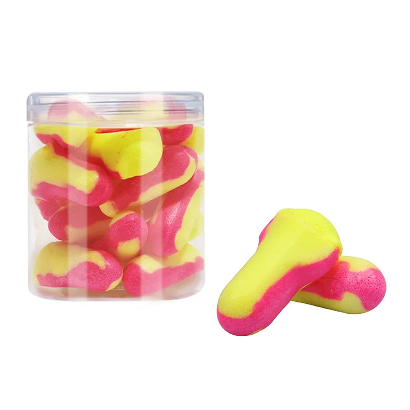 10 pairs】Noise-canceling earplugs Anti-noise Noise insulation Sleeping Students Dormitory Quiet Work Industrial noise reduction