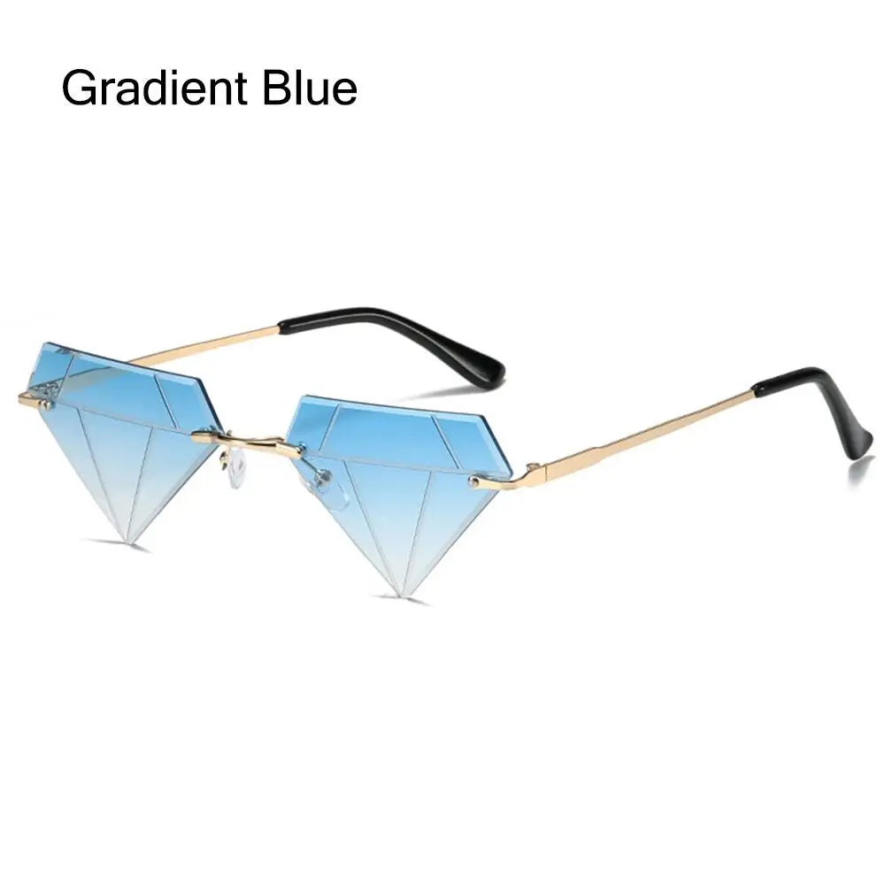 Festival Rave Party Eyeglasses Retro Shades Diamond Shaped