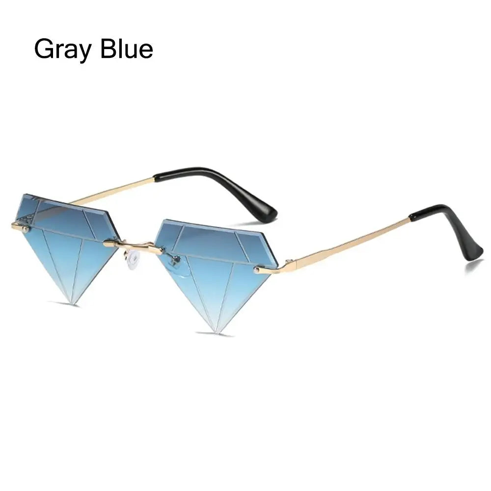 Festival Rave Party Eyeglasses Retro Shades Diamond Shaped