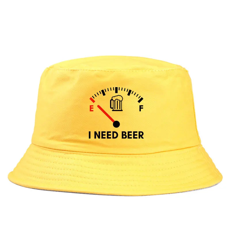 I Need Beer Reversible Bucket Hat