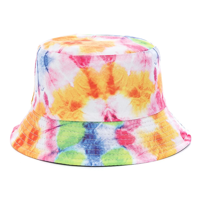 Bucket Hats with fruit and other stuff