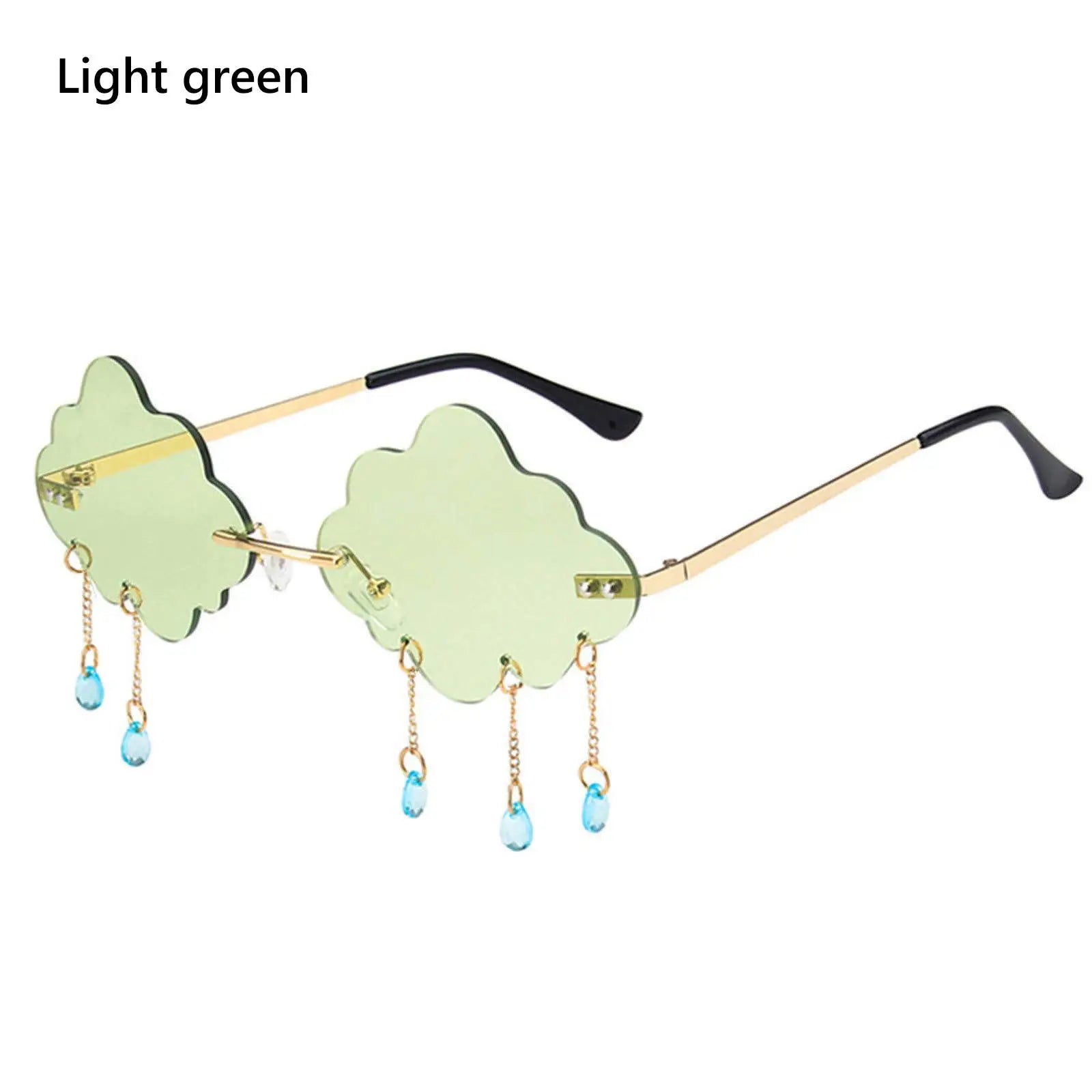 Retro Rimless Sunglasses