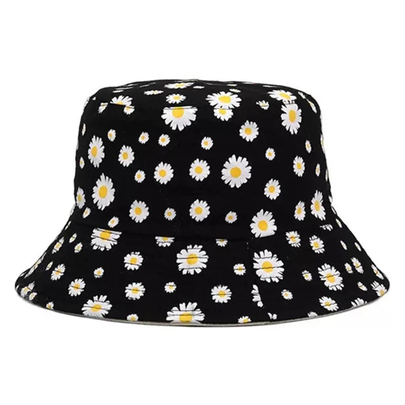 Bucket Hats with fruit and other stuff