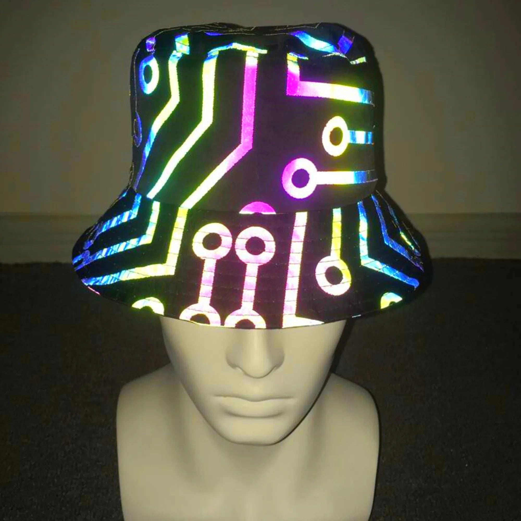 Holographic Reflective Unisex Bucket Hat