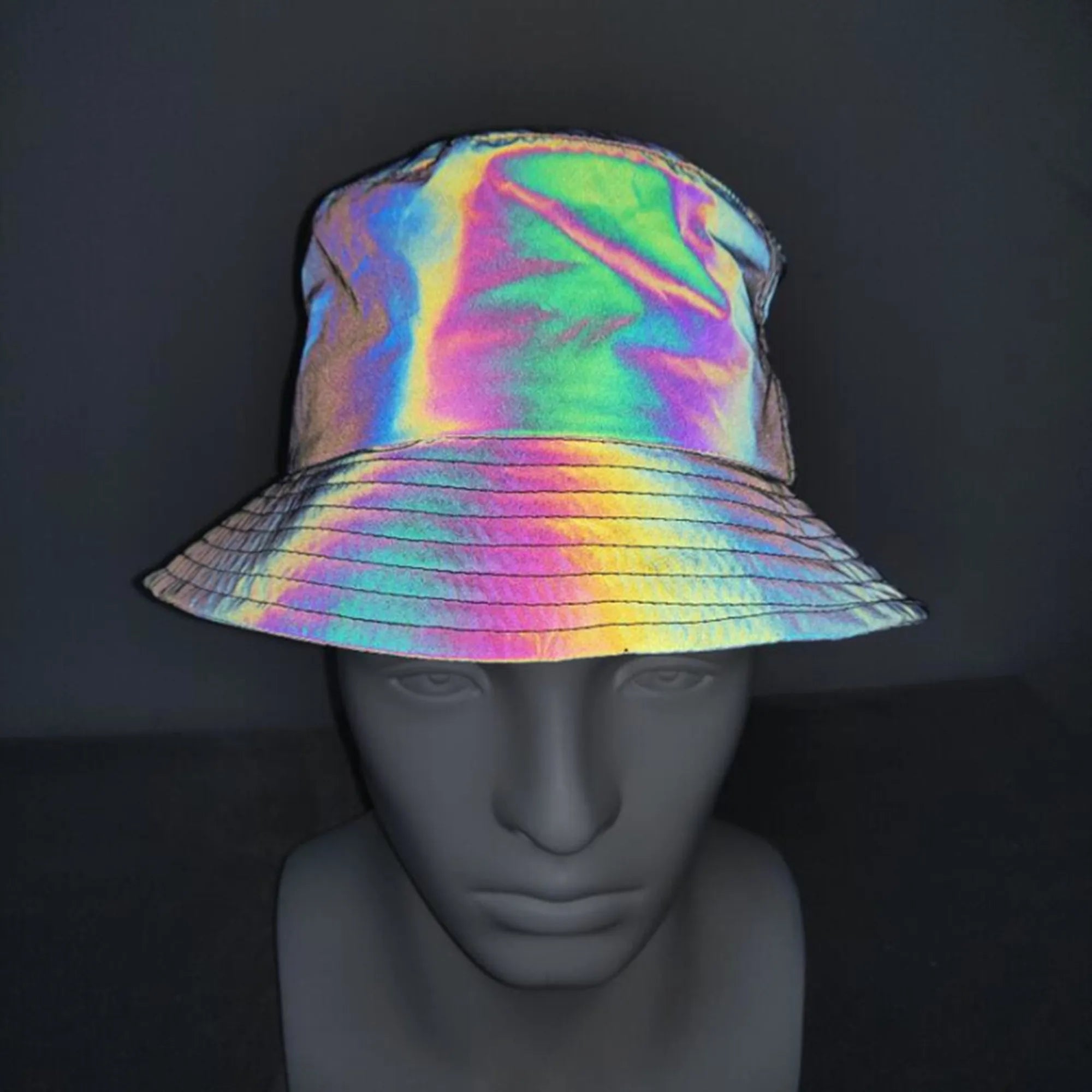 Holographic Reflective Unisex Bucket Hat