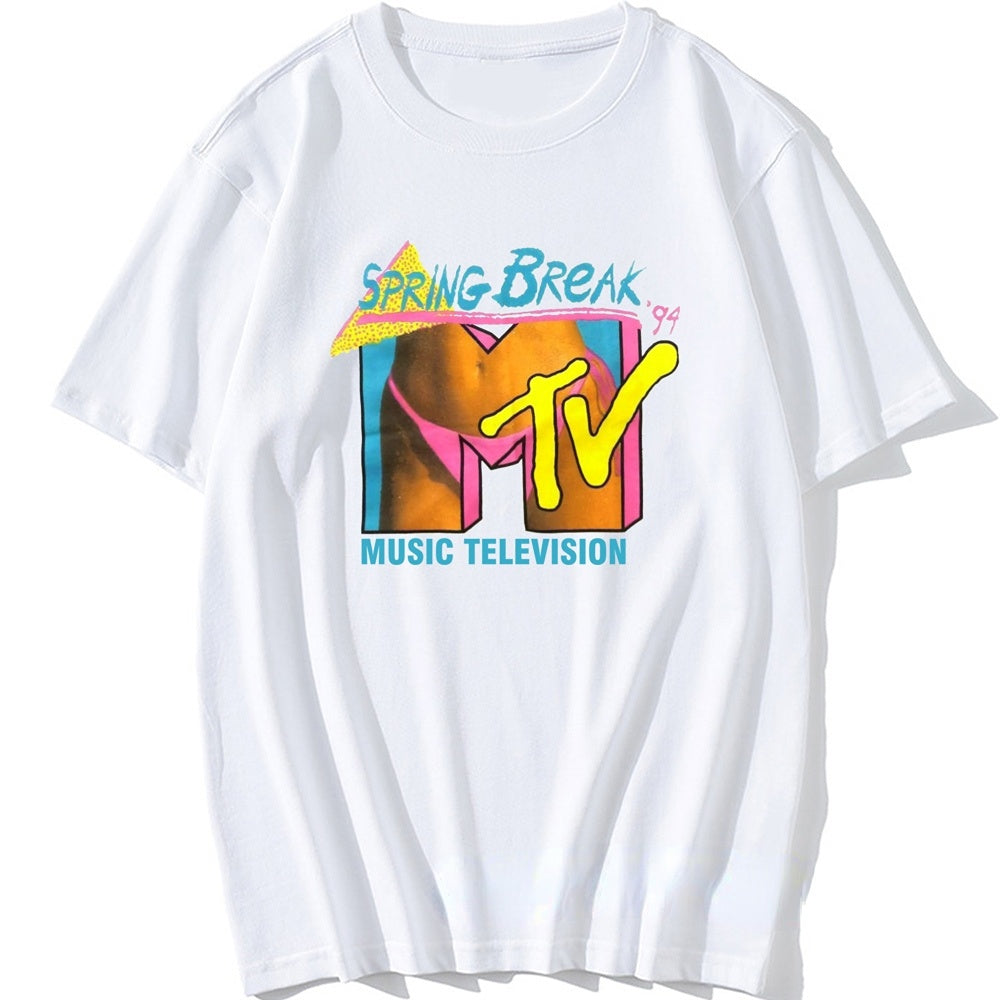 MTV Music Logo Retro T Shirt