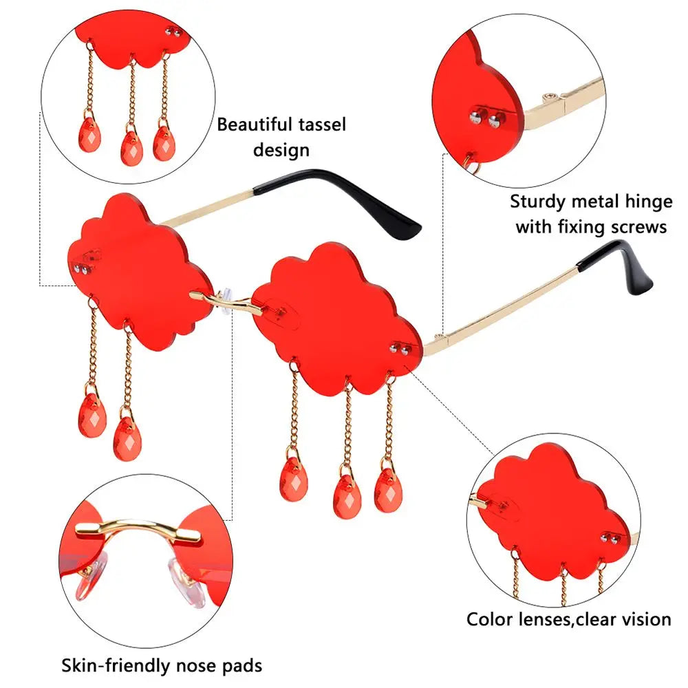 Retro Rimless Sunglasses