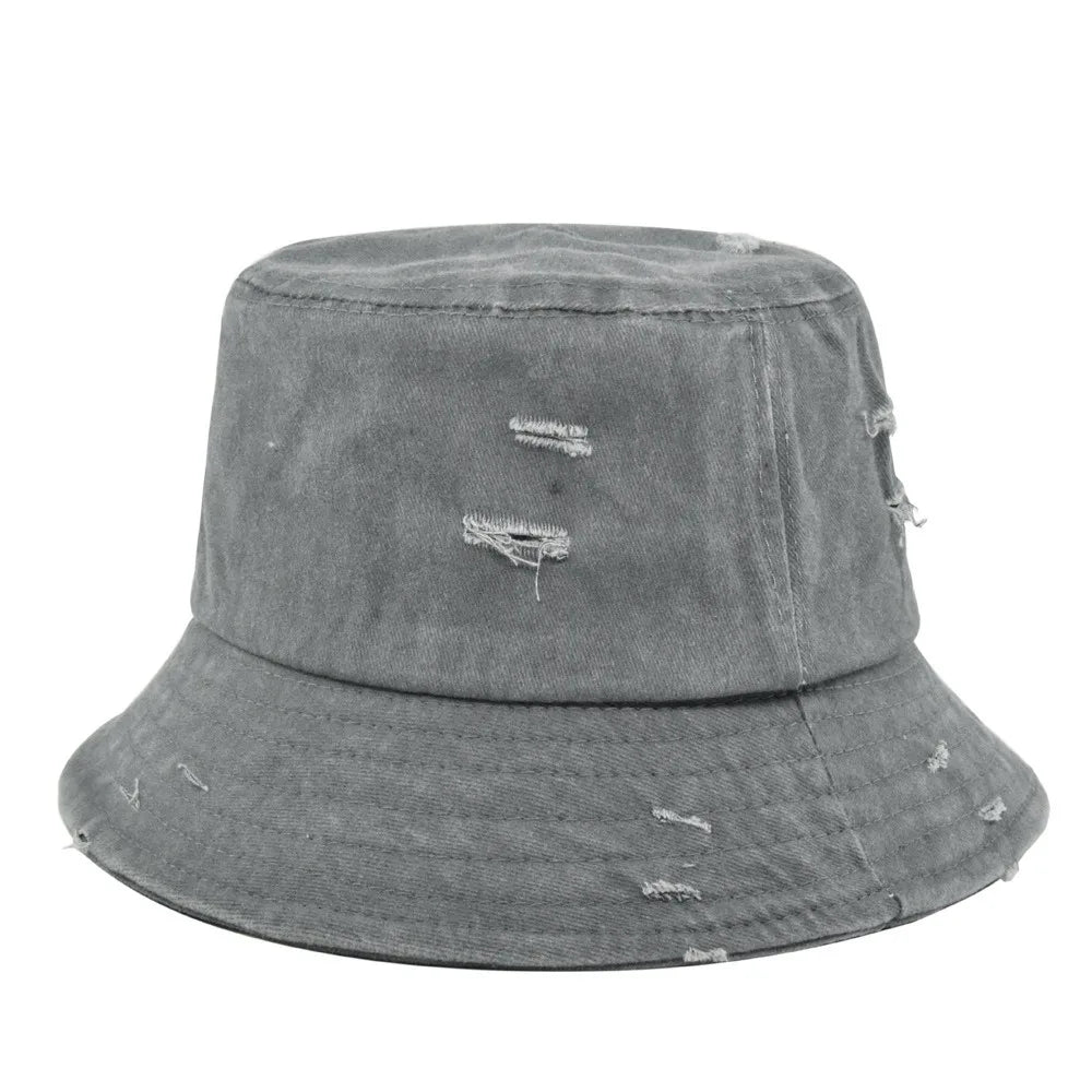 Vintage Distressed Multicolor Bucket Hats