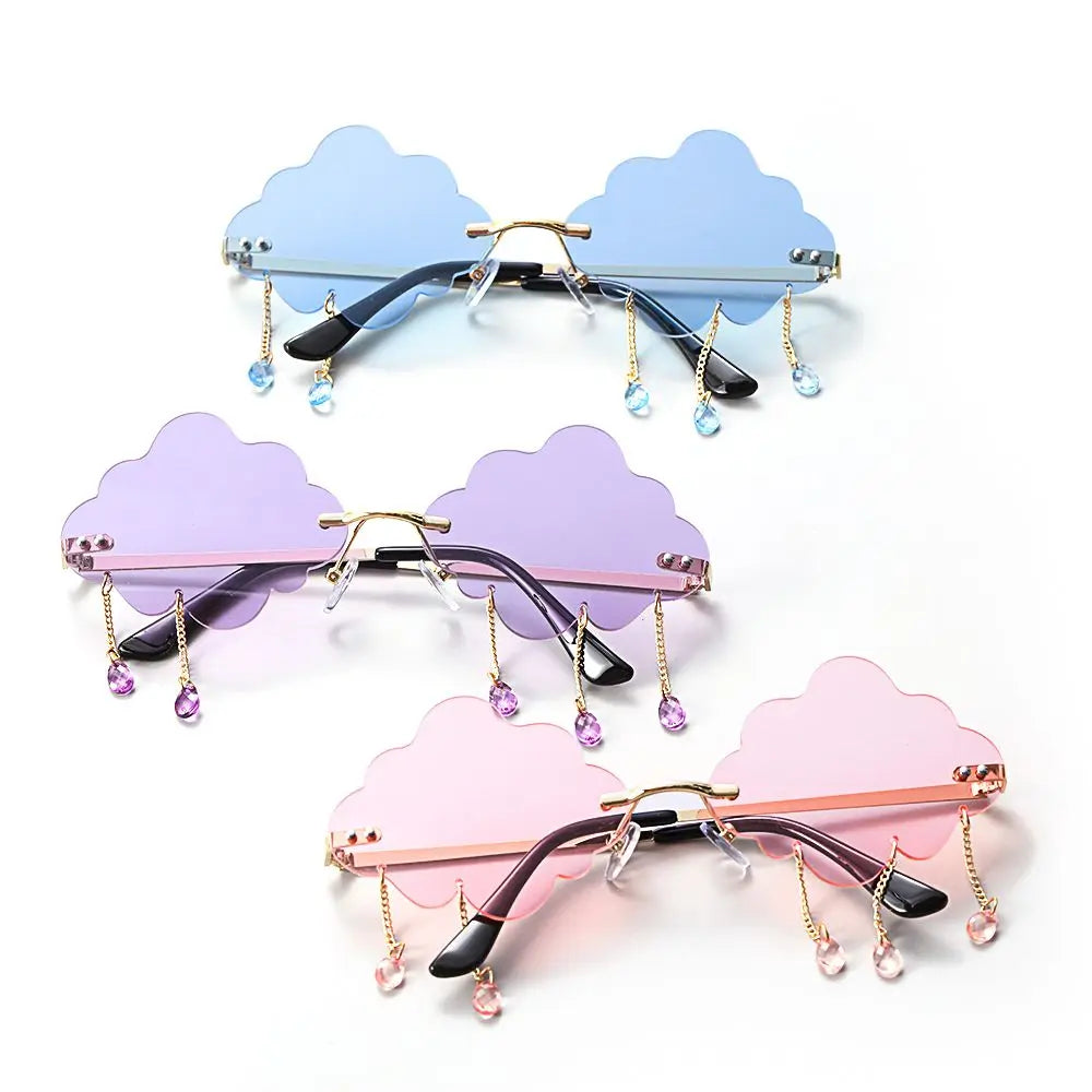 Retro Rimless Sunglasses