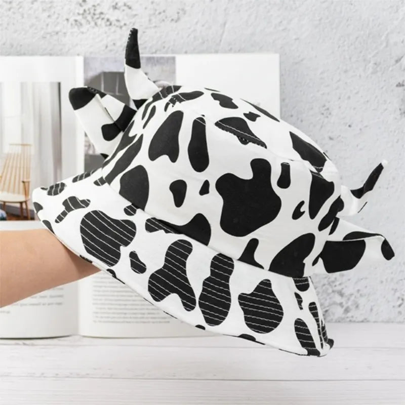 Cow Pattern Bucket hats