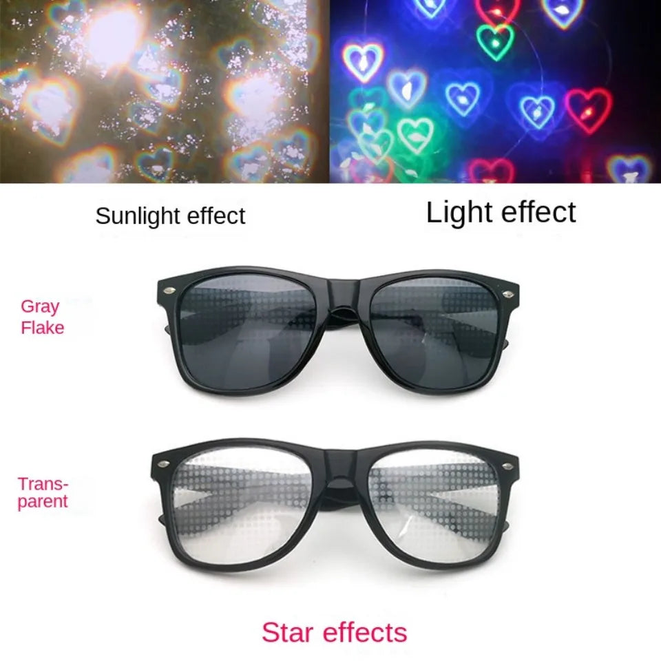 3D Prism Effect Diffraction Glasses