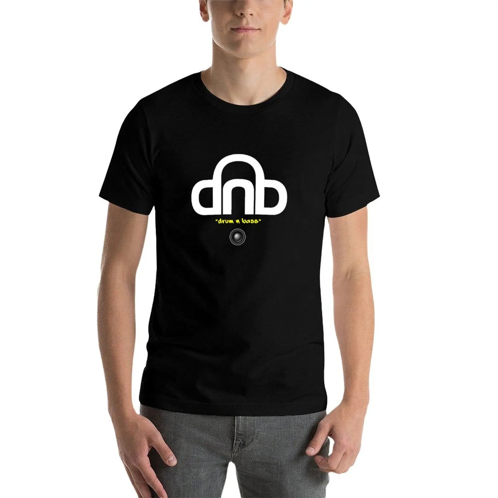DNB (Drum N Bass) V2 T-Shirt tops customs blacks heavyweights t shirts for men graphic