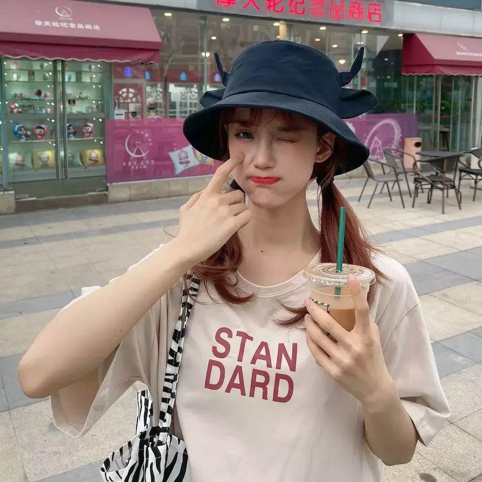 Cow Pattern Bucket hats