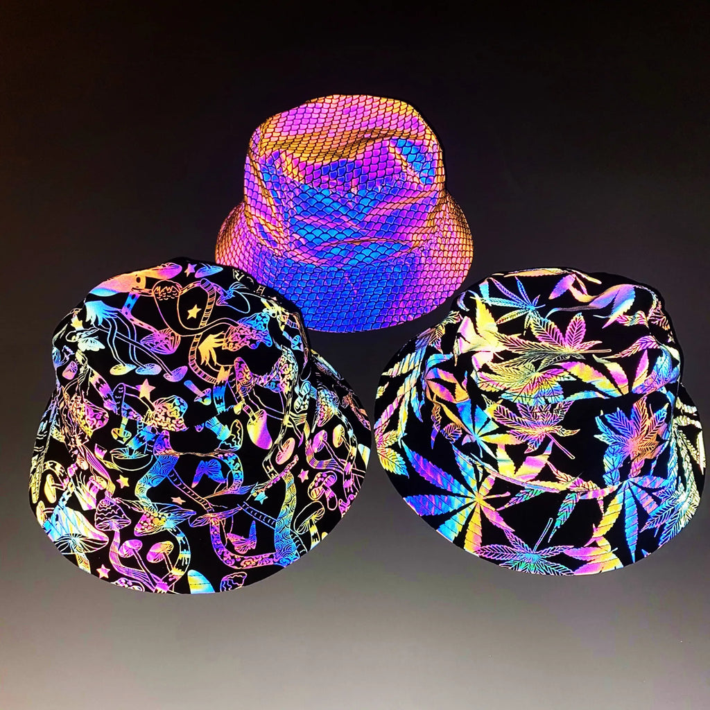 Holographic Reflective  Bucket Hat