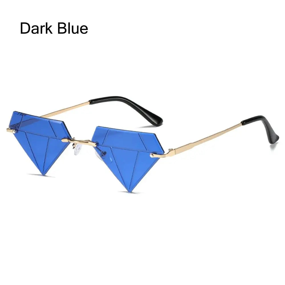 Festival Rave Party Eyeglasses Retro Shades Diamond Shaped