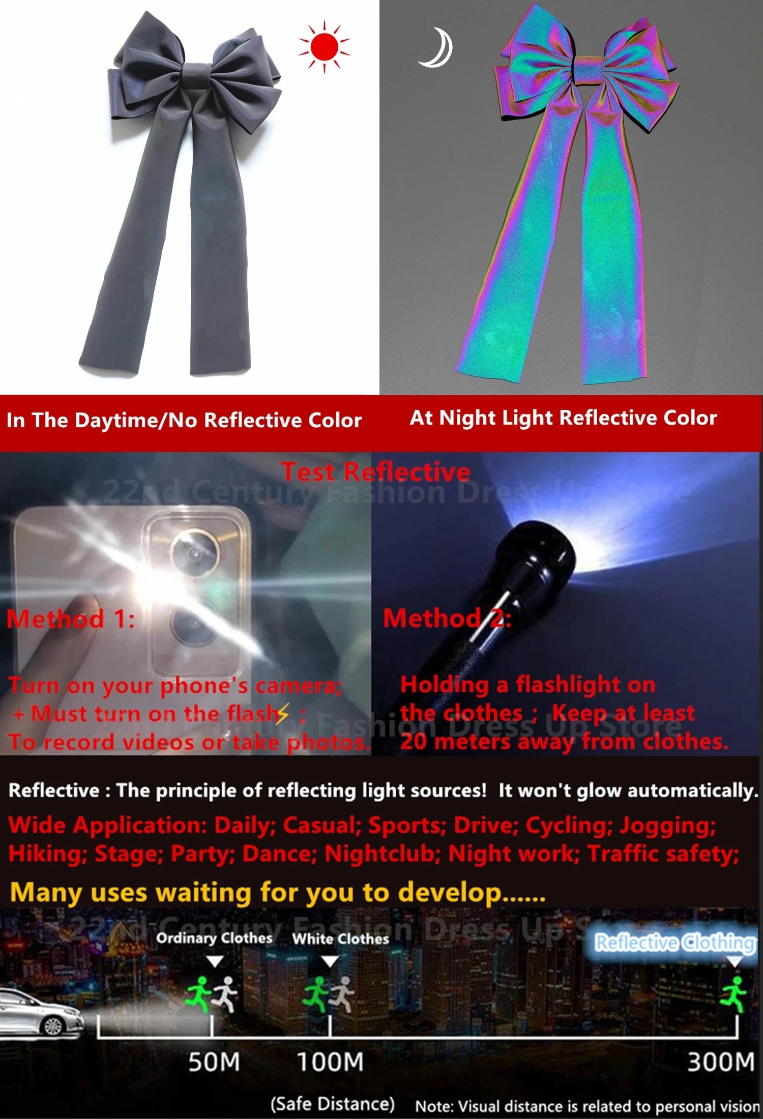 Holographic Reflective Unisex Bucket Hat