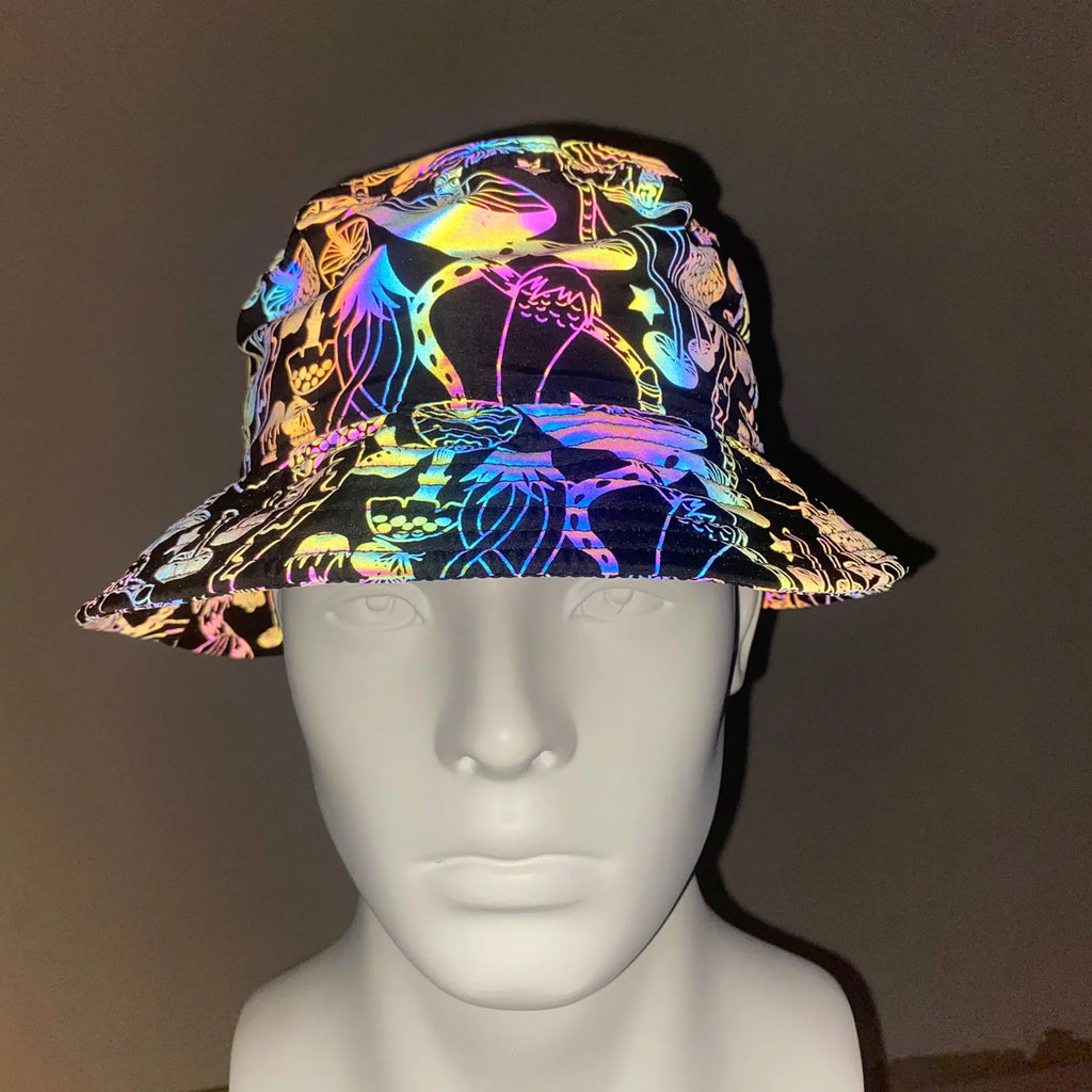 Holographic Reflective  Bucket Hat