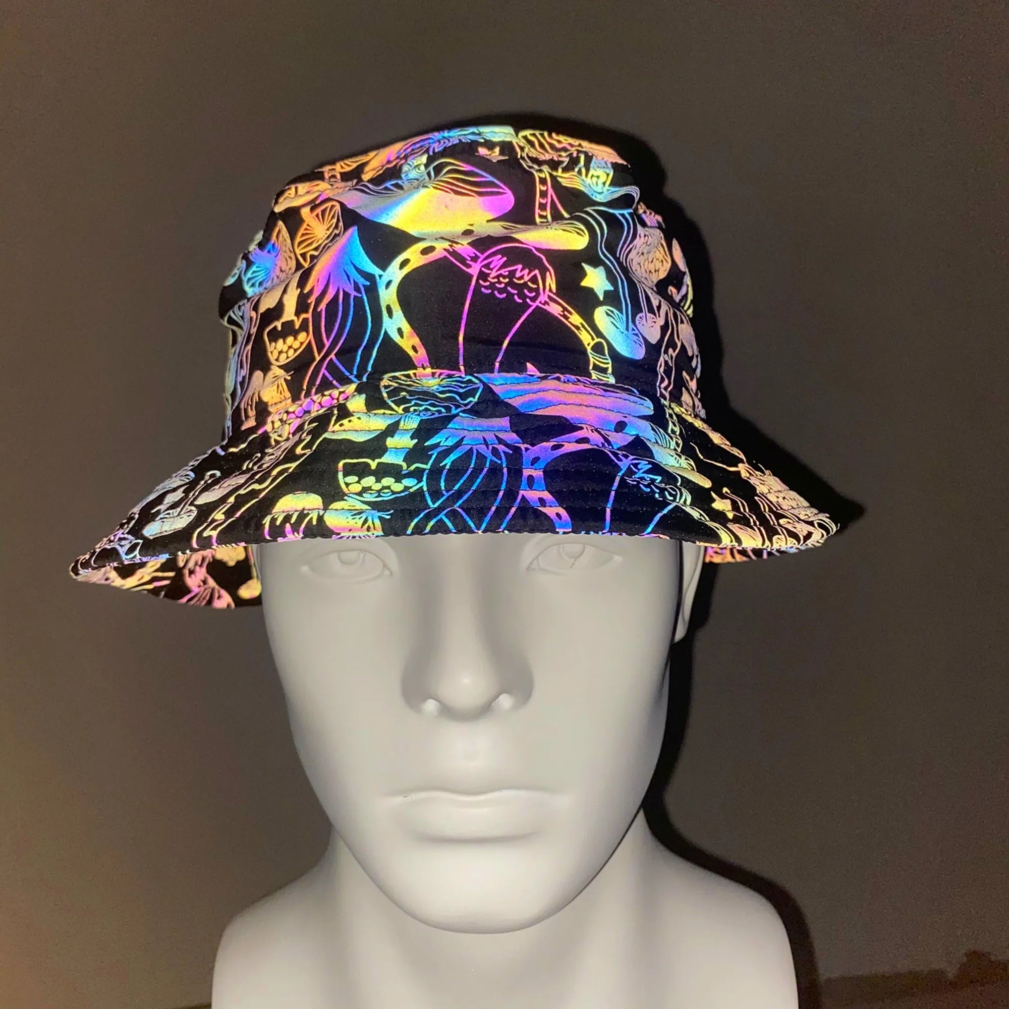 Holographic Reflective Unisex Bucket Hat