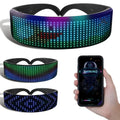 Full-Color LED Glasses App Control Programmable Dynamic Luminous Light Up Glasses