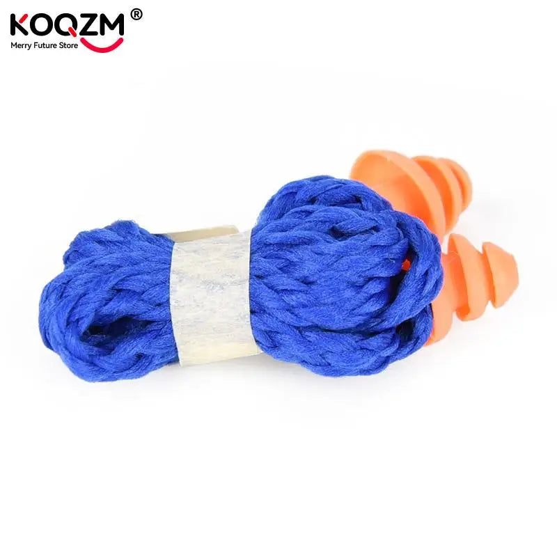 Ear care 10Pcs Soft Silicone Corded Ear Plugs